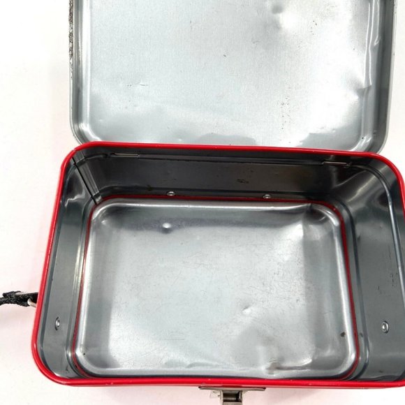 FUJIYA Peko & Poko Tin Metal Box Crossbody Box 6'' x 4'' x 3'' - Picture 12 of 14